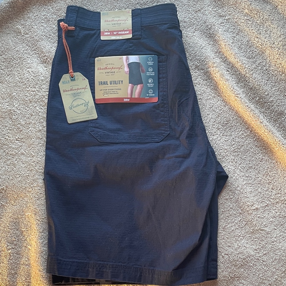 Weatherproof NWT 38 Men's Dark Blue Shorts